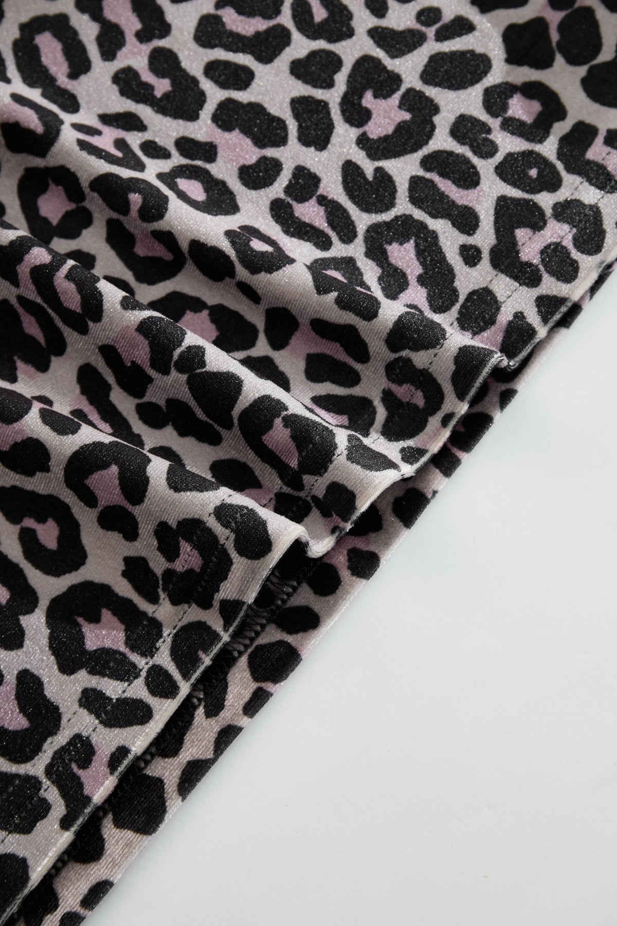 Elegant And Sexy Purple Leopard Print Halter Velvet Mini Dress - By Qivii