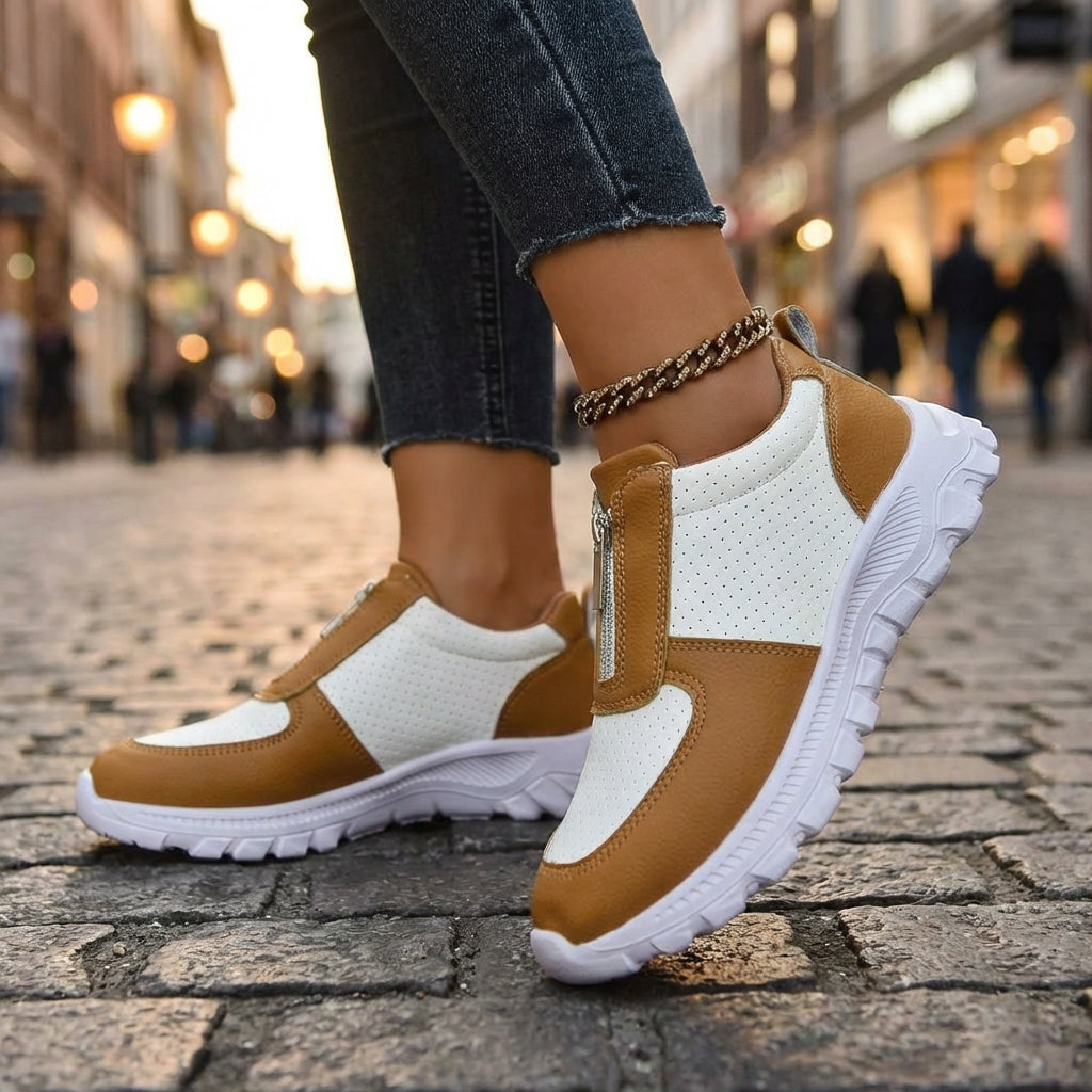 Verona Zip Sneakers - By Qivii