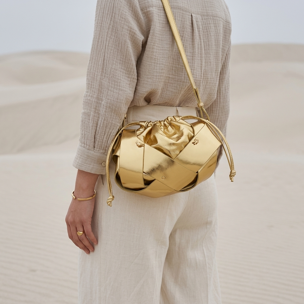 Aurea Knot Bag in Vegan Leather - By Qivii