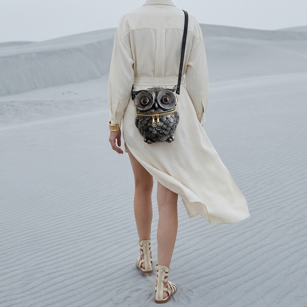 The Noctura Mini in Vegan leather - By Qivii