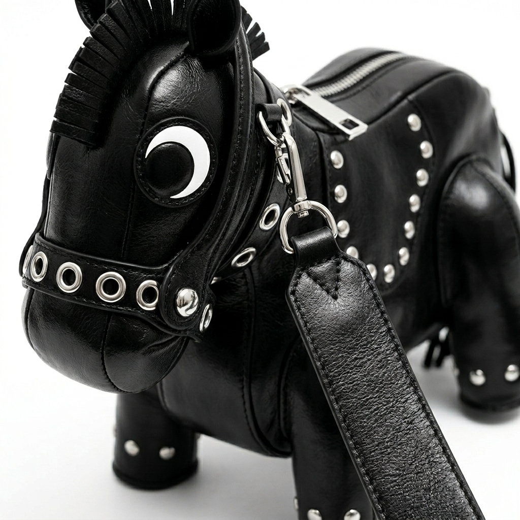 Cavallo Handbag in Vegan Leather - By Qivii
