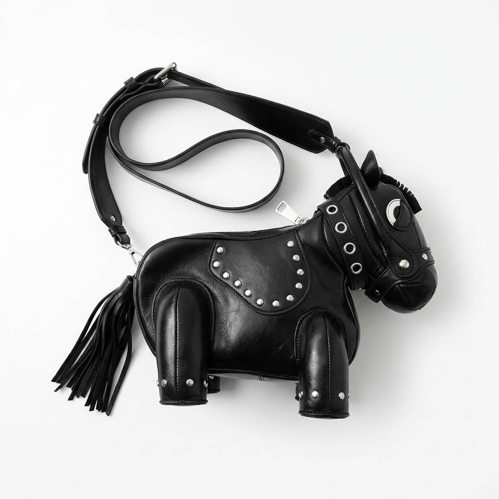 Cavallo Handbag in Vegan Leather - By Qivii