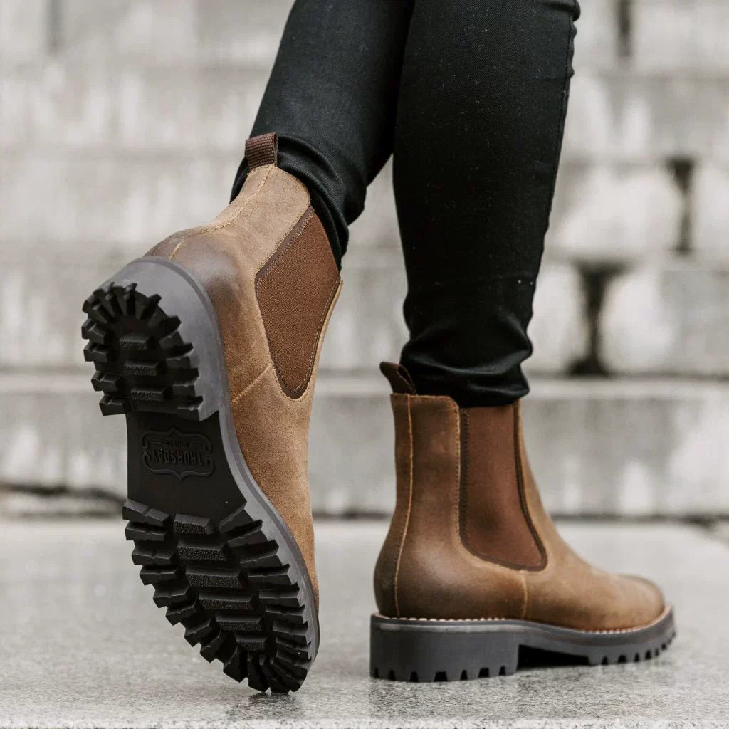 Women’s Casual Chunky Sole Milear Ankle Boots New Winter Low Cut Round Toe Martin Boots for Cross Border Trade