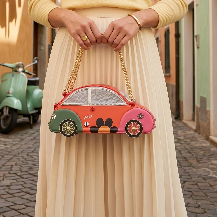 Macchina Handbag in Vegan Leather - By Qivii