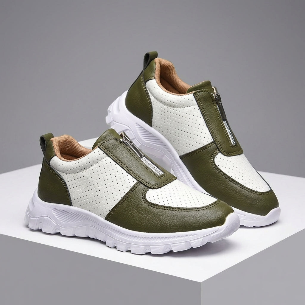 Verona Zip Sneakers - By Qivii