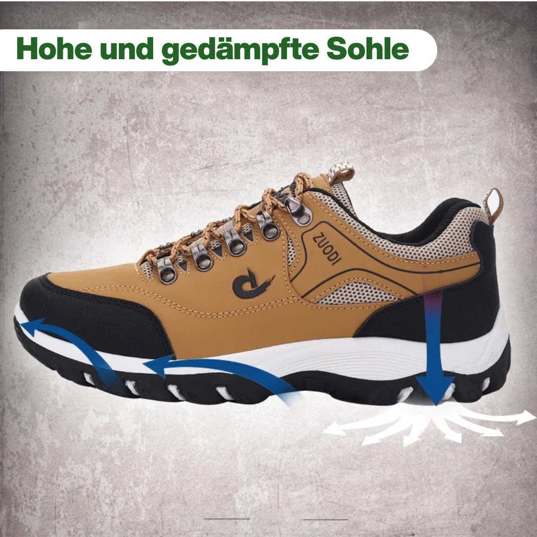 Mountainstep - Ergonomischer schmerzlindernder Wanderschuh - By Qivii