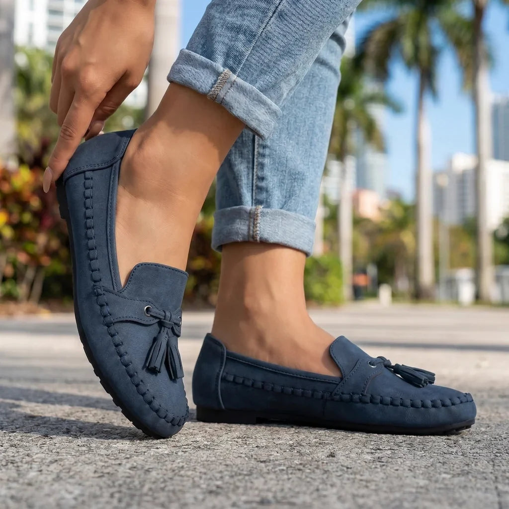 Sylvie Tassel Loafers - By Qivii