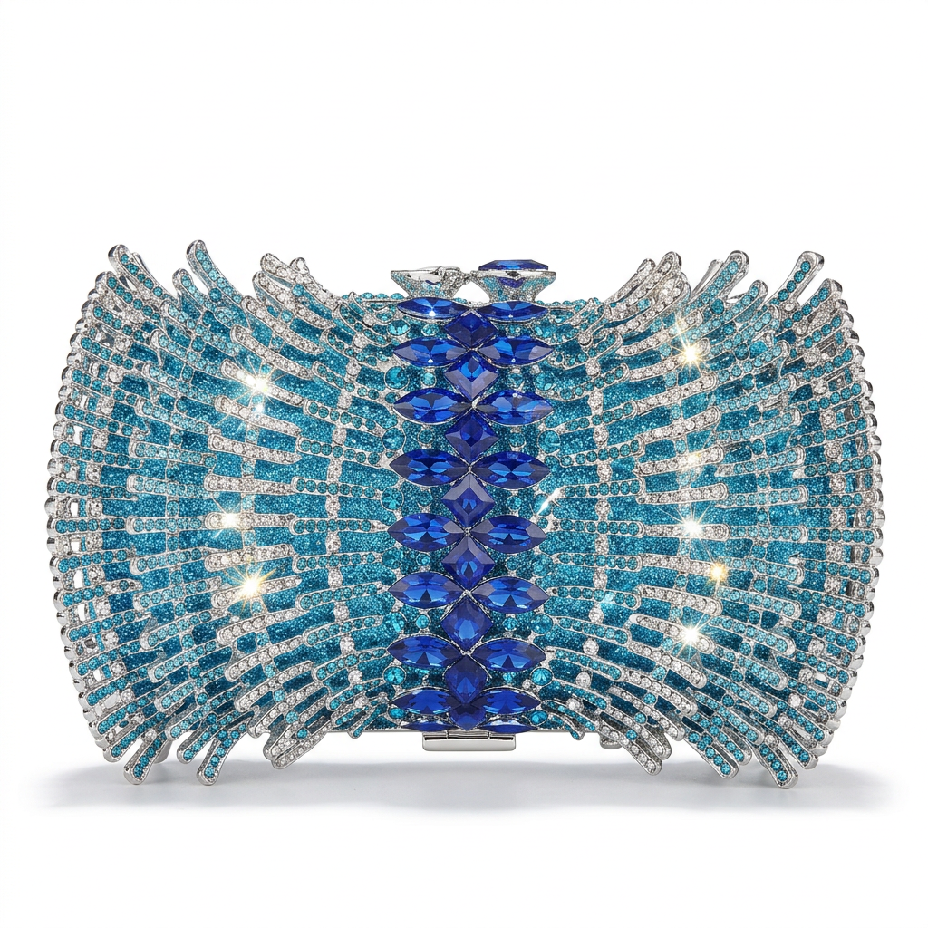 Wings Crystal Clutch - By Qivii