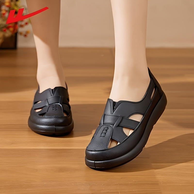 Nina – Stylische Sommer-Sandalen mit Plateau-Sohle - By Qivii