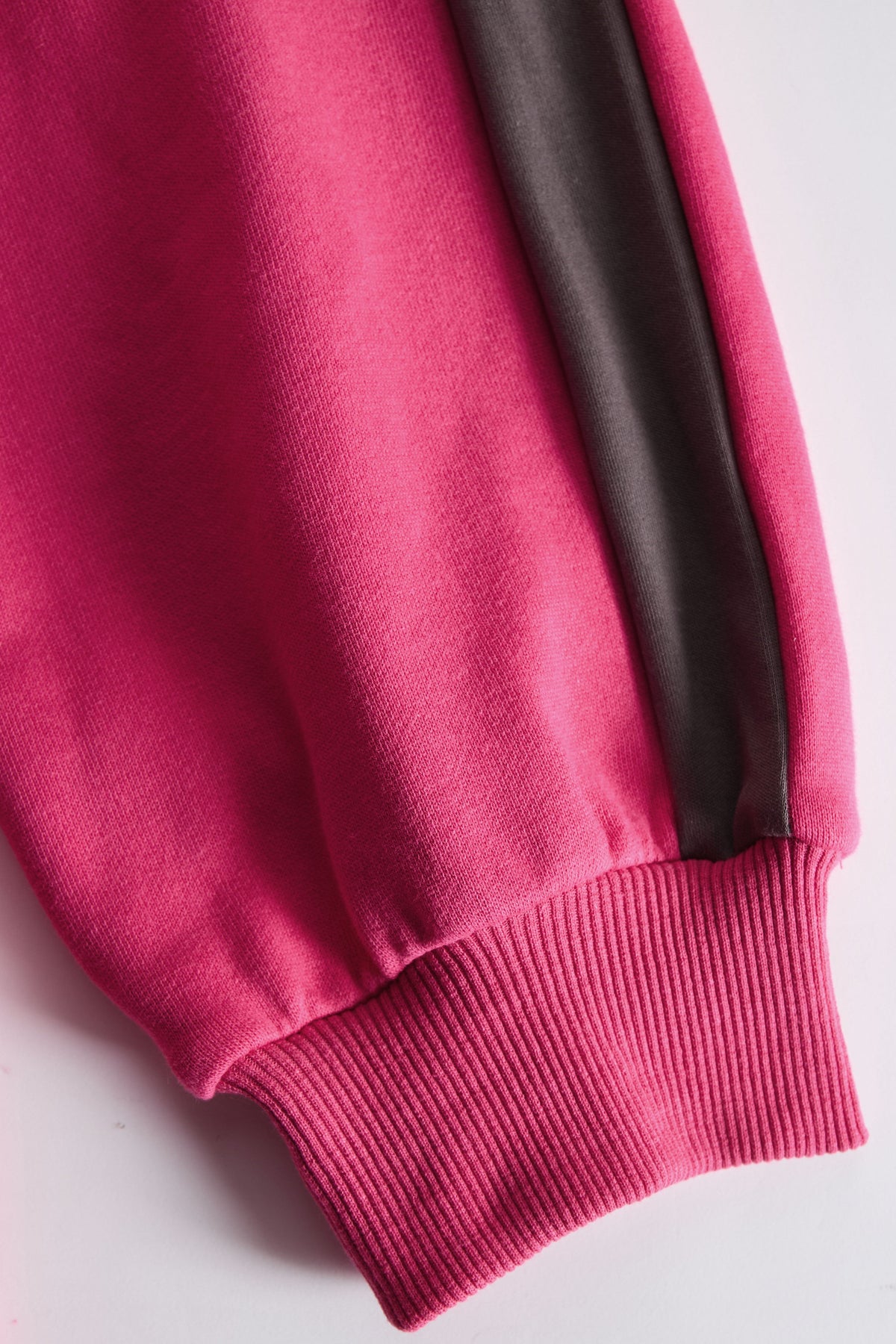 Sporty Color-blocked Ruffled Half-zip Hooded Long-sleeved Mini Dress - By Qivii