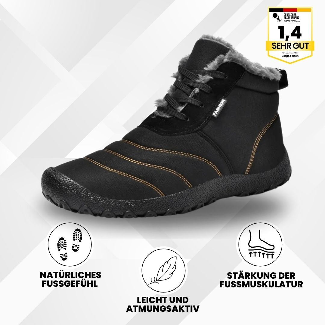 OrthoWarm - Schmerzlindernde, wasserabweisende & gefütterte Barfußschuhe - By Qivii