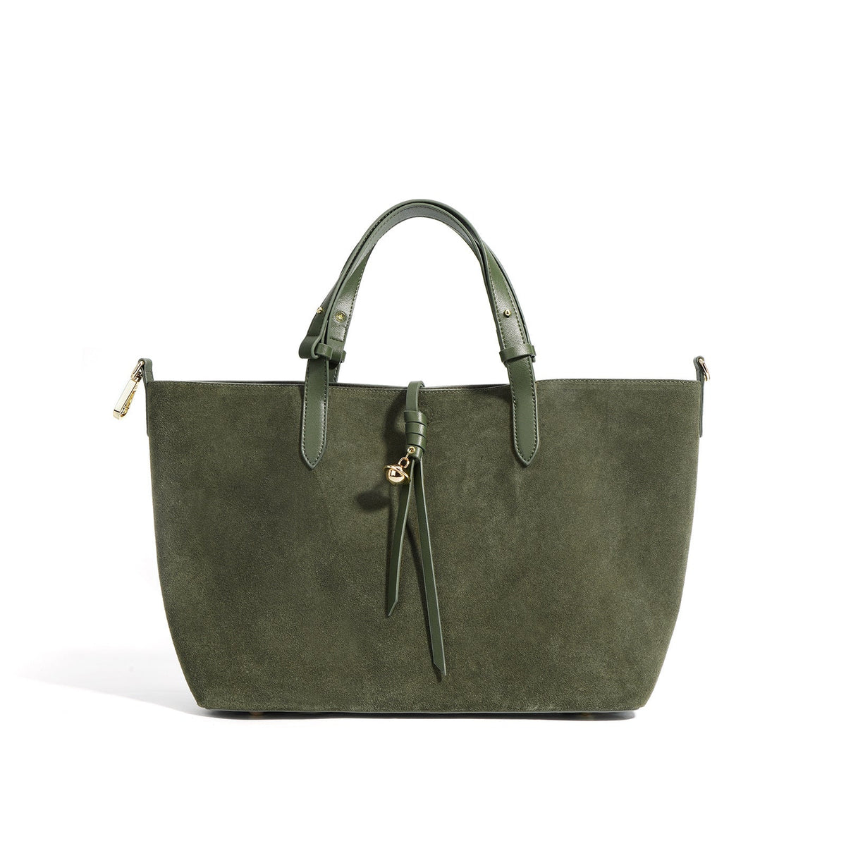 Ounamei Genuine Leather Suede Tote Bucket Bag for Women | Large Capacity Retro Shoulder & Handbag, Elegant Autumn Winter Design