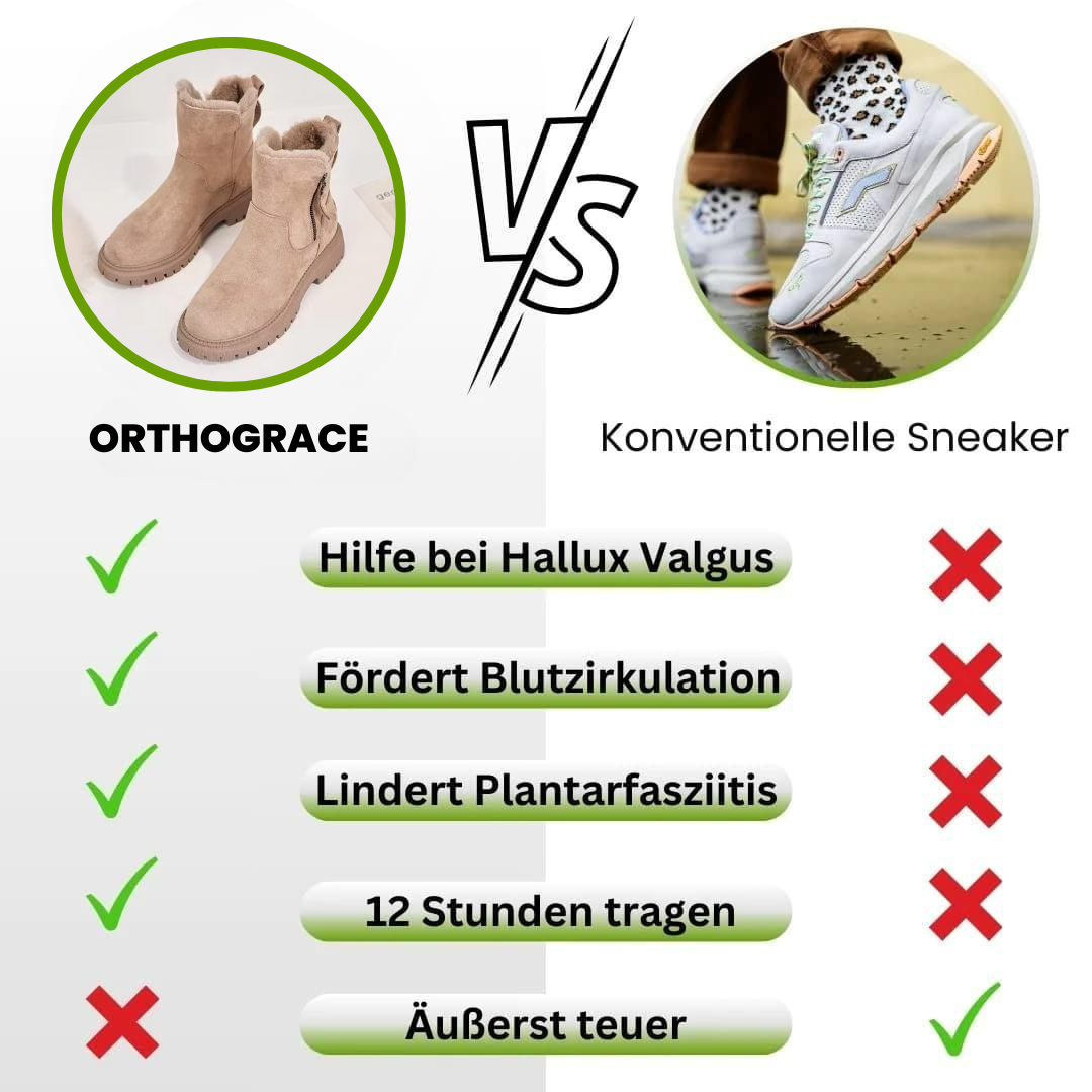 NordicWarm - Ergonomische, wasserdichte & rutschfeste Schuhe für Herbst & Winter zur Schmerzlinderung - By Qivii