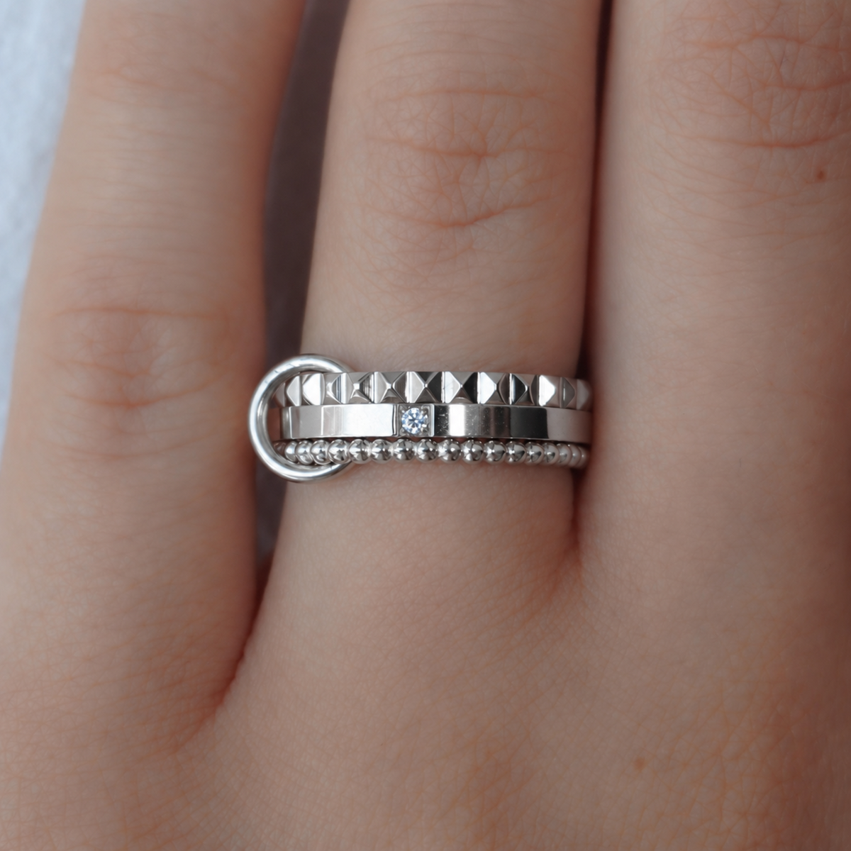 She's a Diva Stacked Ring | By Qivii