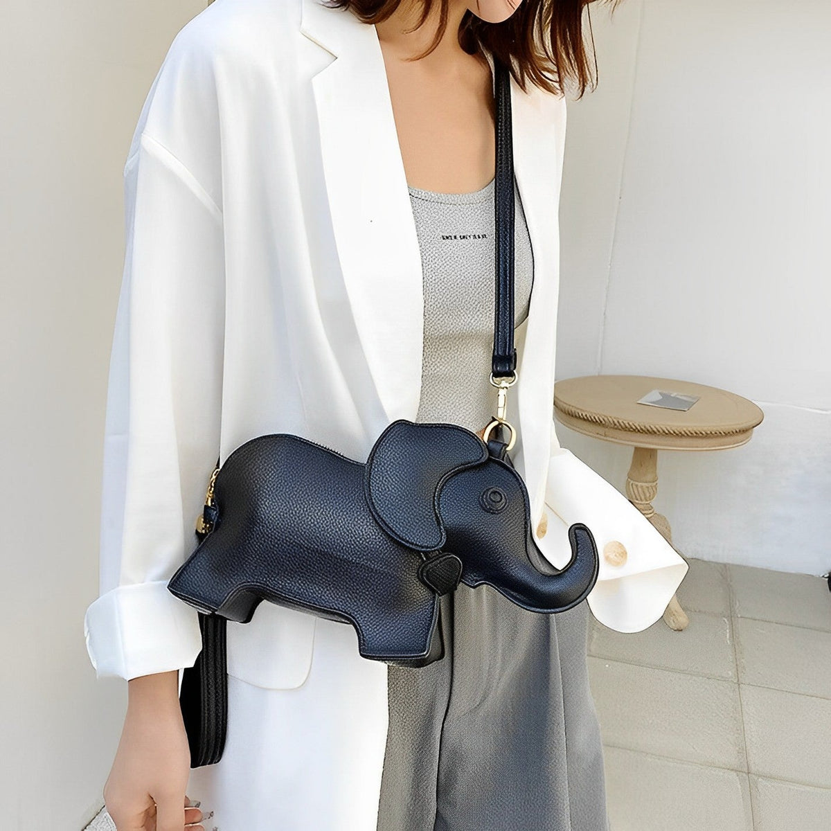 Elly | Mini Elephant Bag - By Qivii