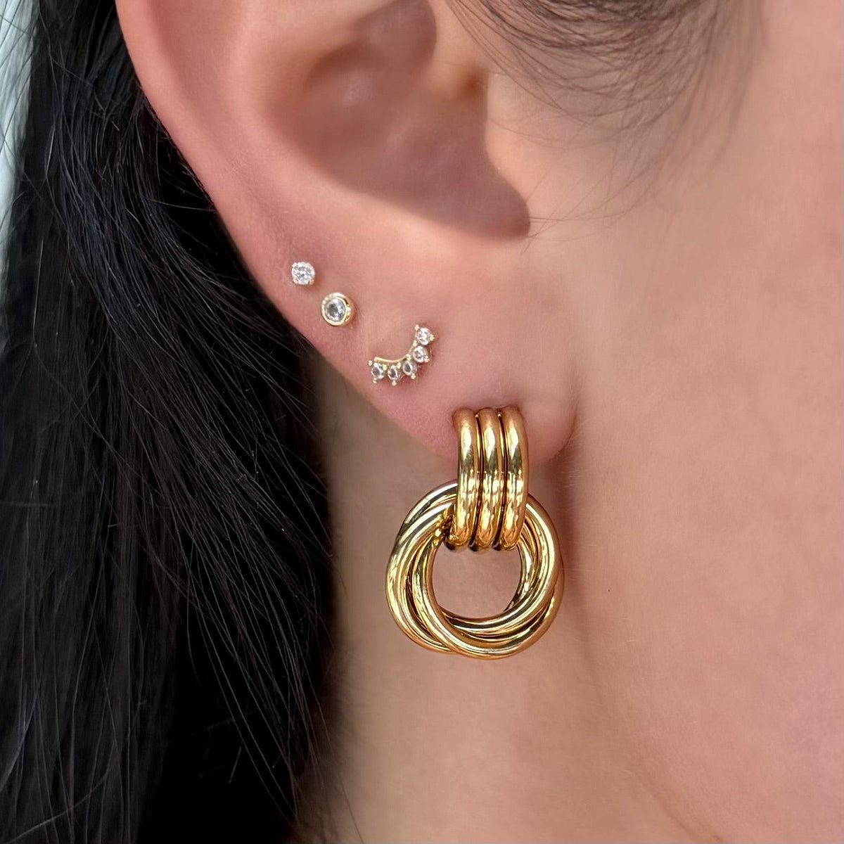 Bordeaux Earrings | By Qivii