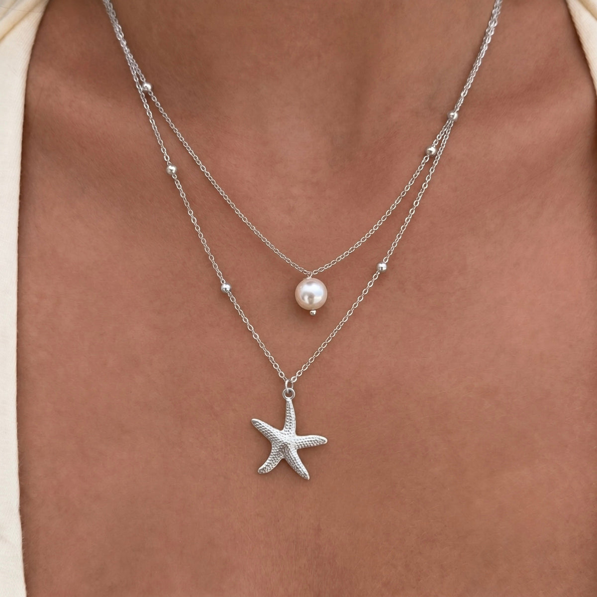 Mermaid Mood Necklace 2 Piece Set | By Qivii
