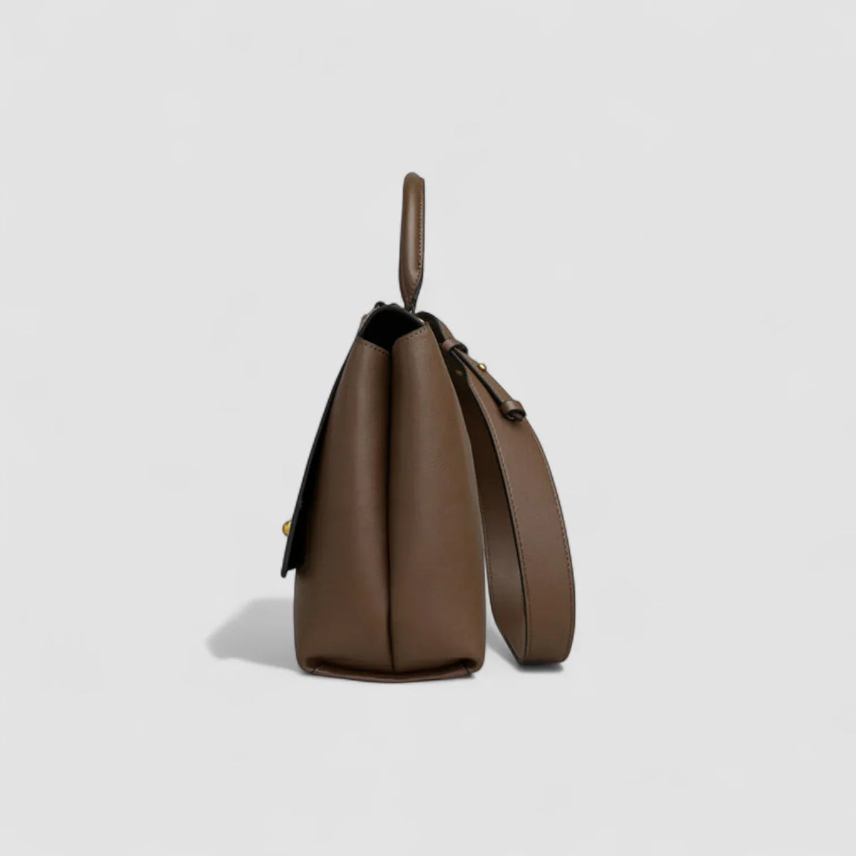 The Marlowe Top Handle in Pure Leather - By Qivii