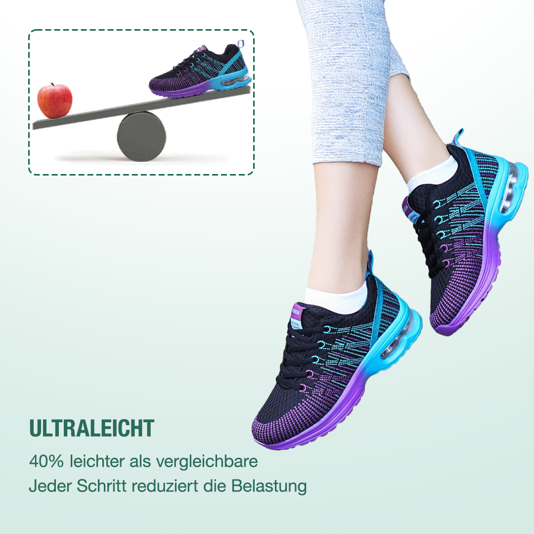 Hildaschritt Orthopädische Schuhe - Schwarz Lila - By Qivii
