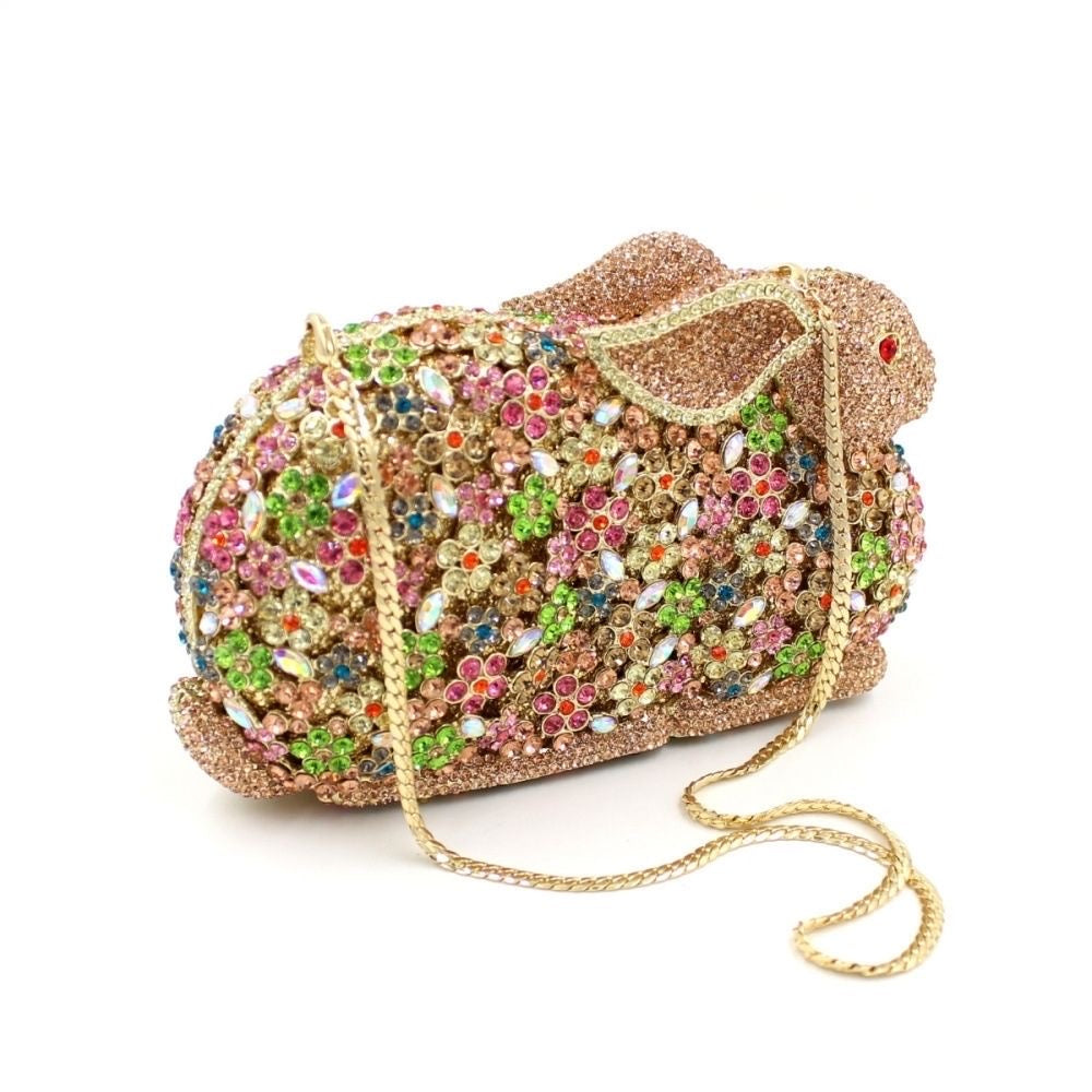 Bunny Crystal Clutch - By Qivii