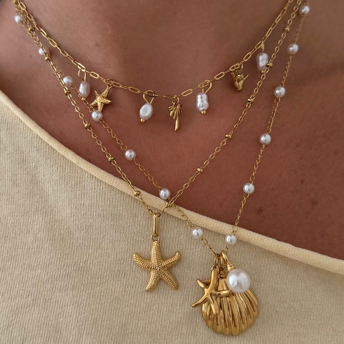 Sea Breeze Necklace | By Qivii