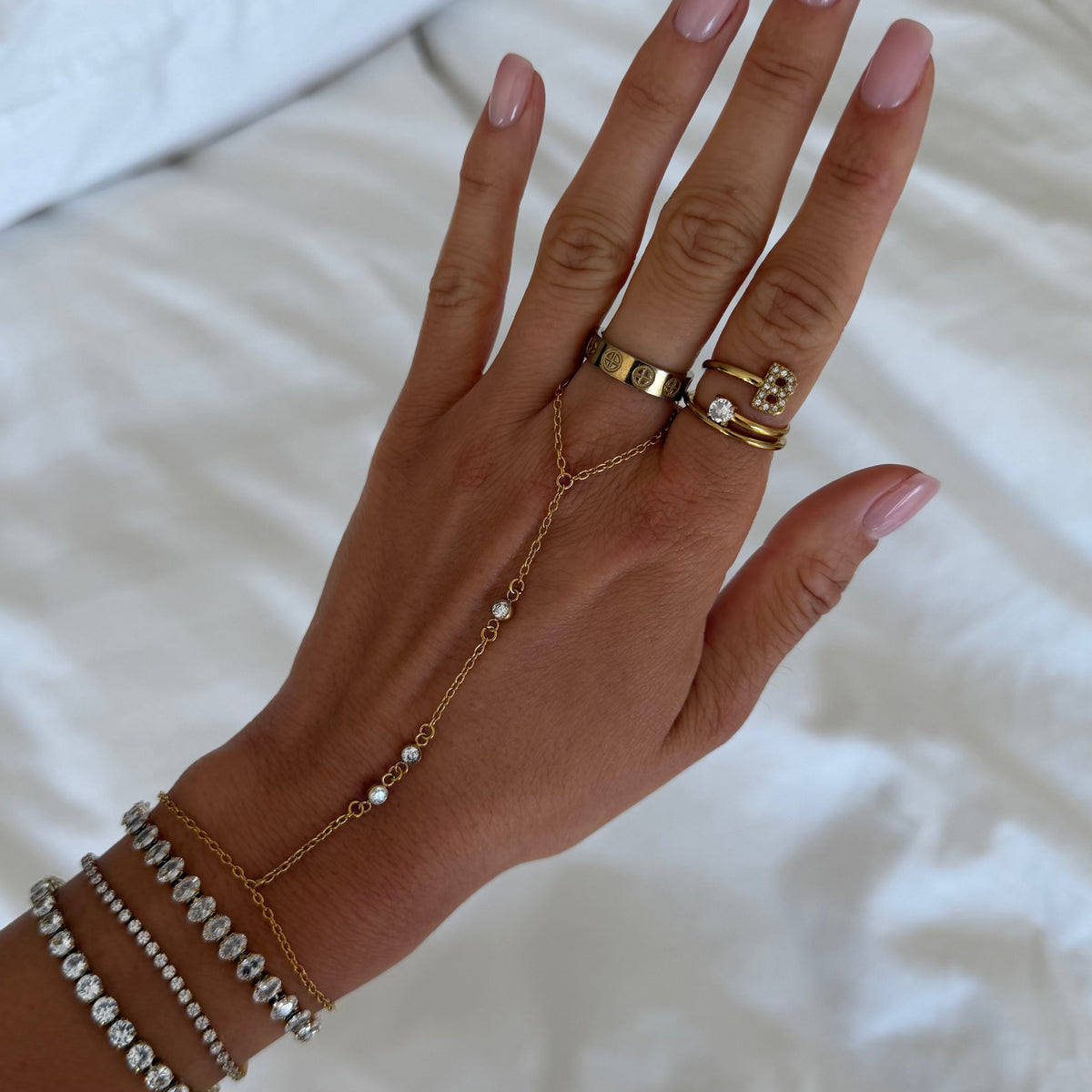 Over It Hand Chain | By Qivii
