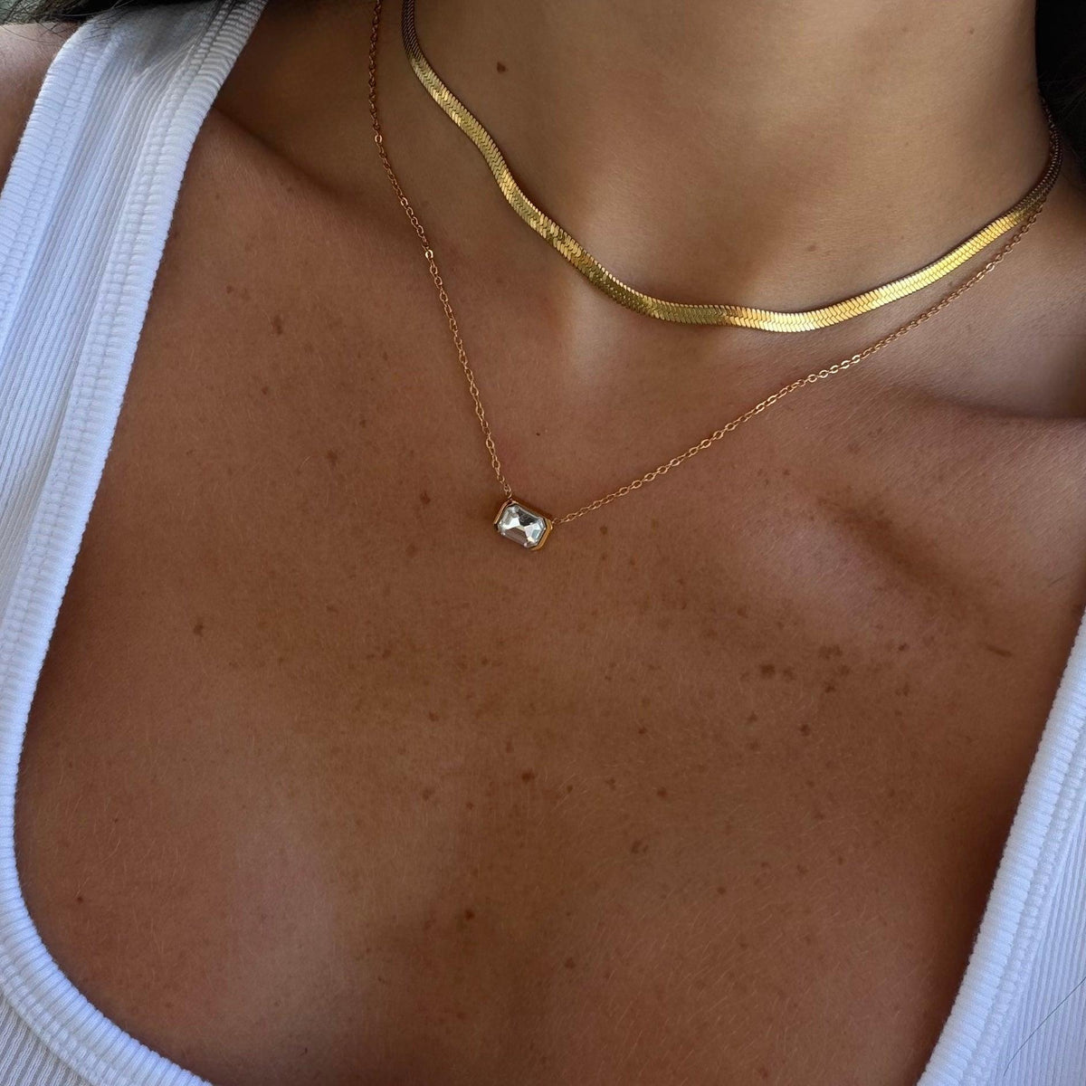 Noa Birthstone Necklace | By Qivii