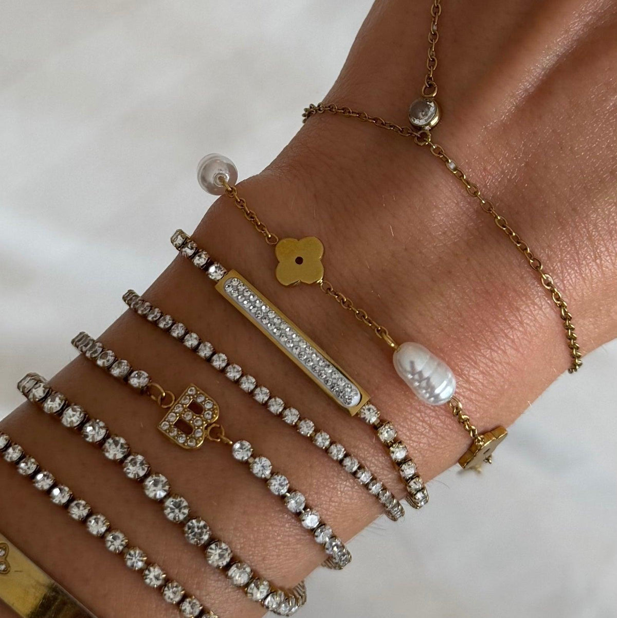 Icy Tennis Bracelet | By Qivii