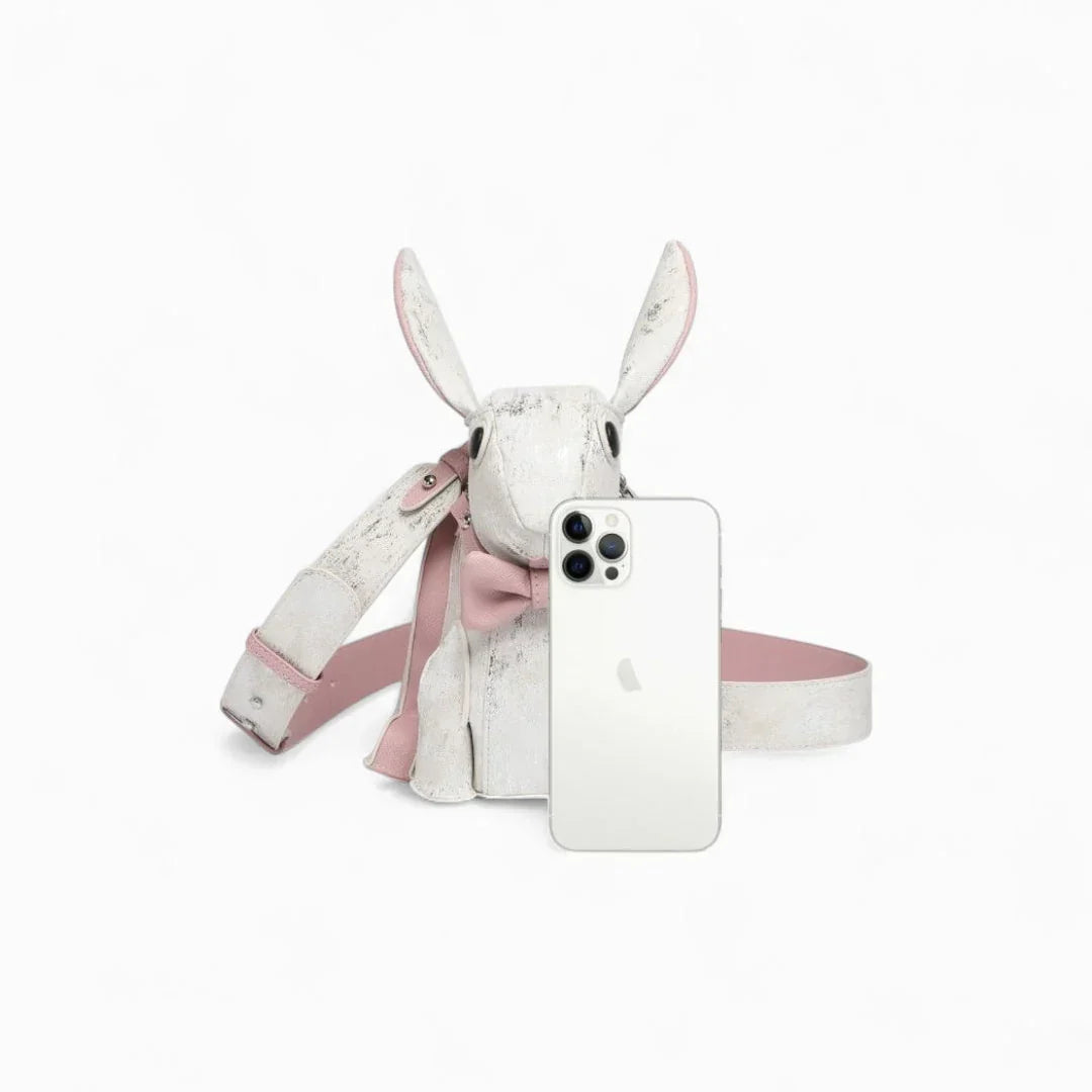 Bunny Belle Crossbody in Vegan Leather - By Qivii