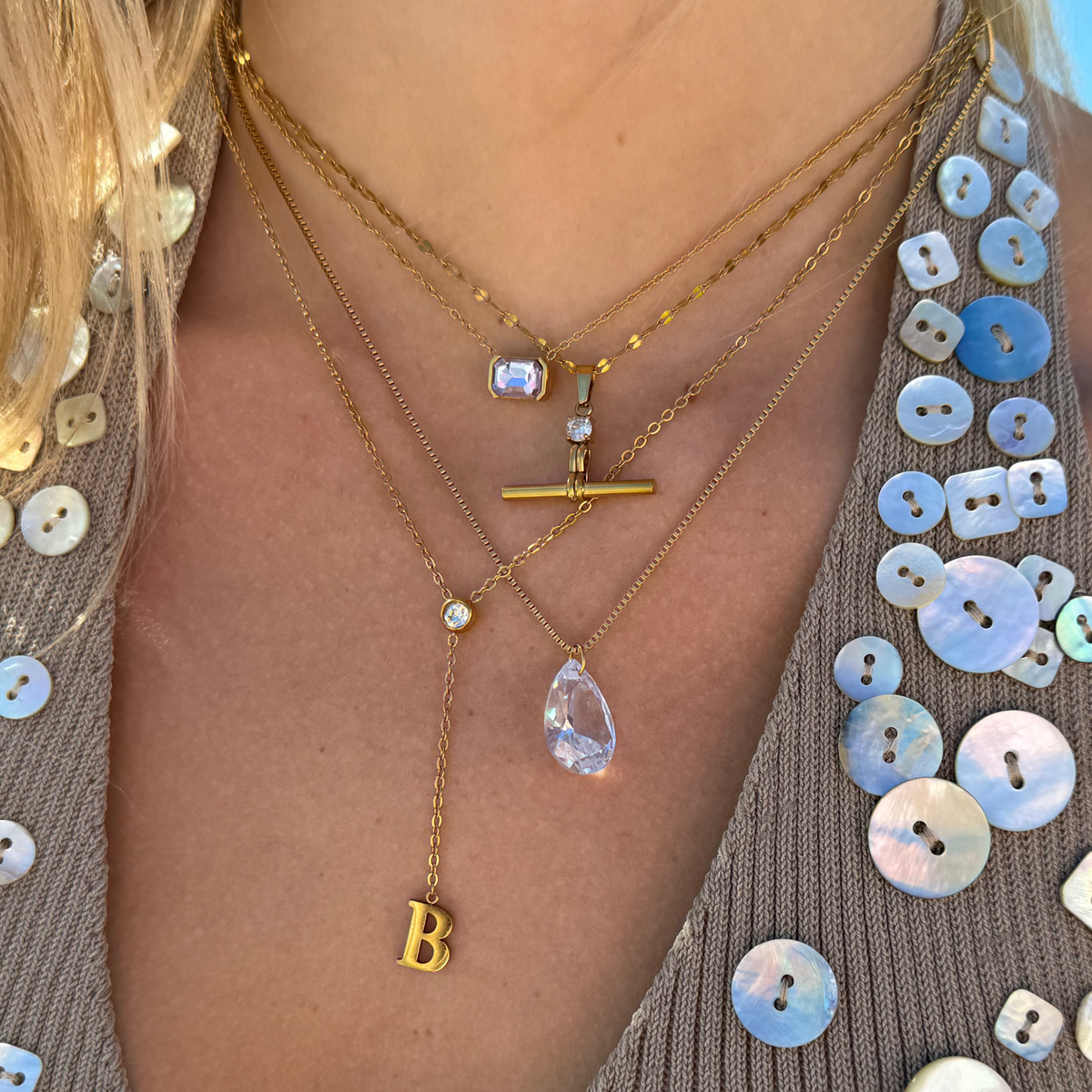 Noa Birthstone Necklace | By Qivii