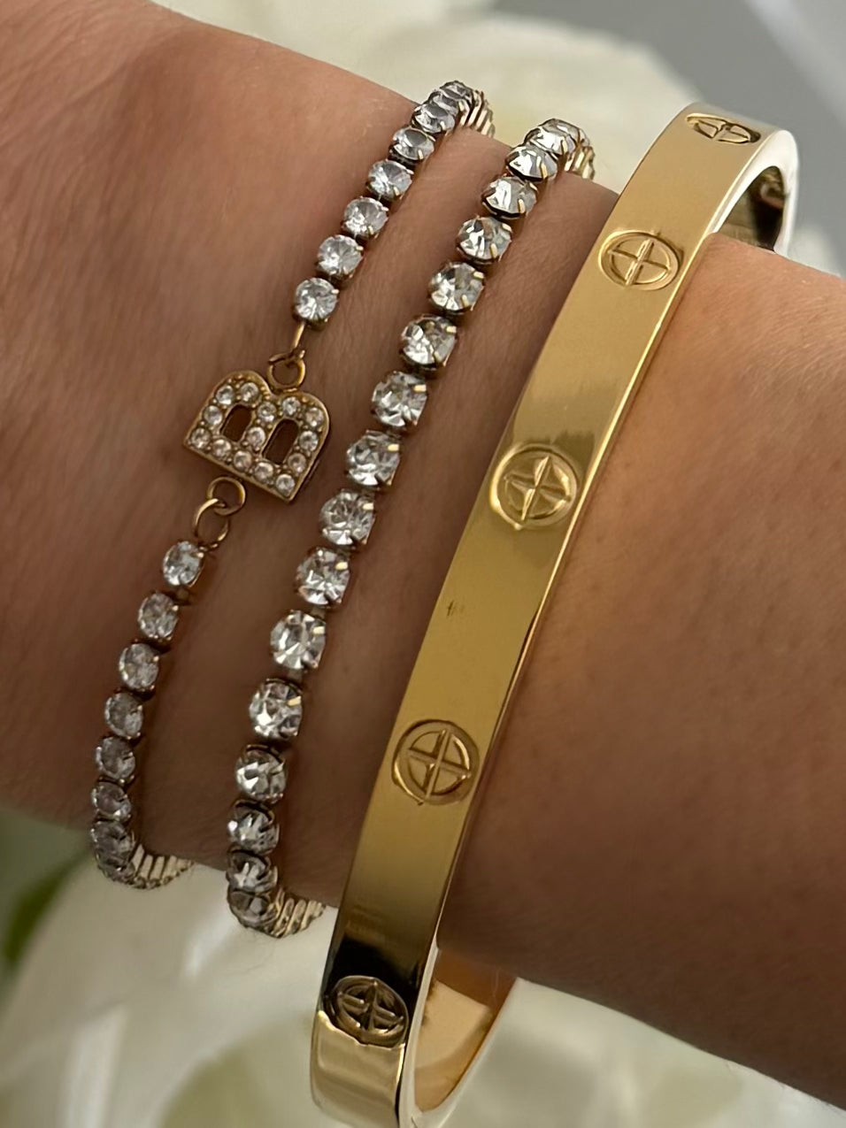 Linked Babe Bangle | By Qivii