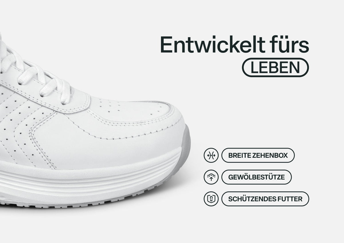 Liv - Der Hands-Free Komfort-Sneaker für jeden Tag - By Qivii