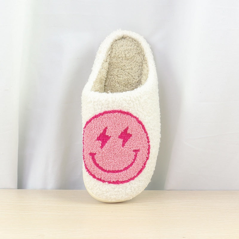 Lightning Smile Face Slippers - By Qivii