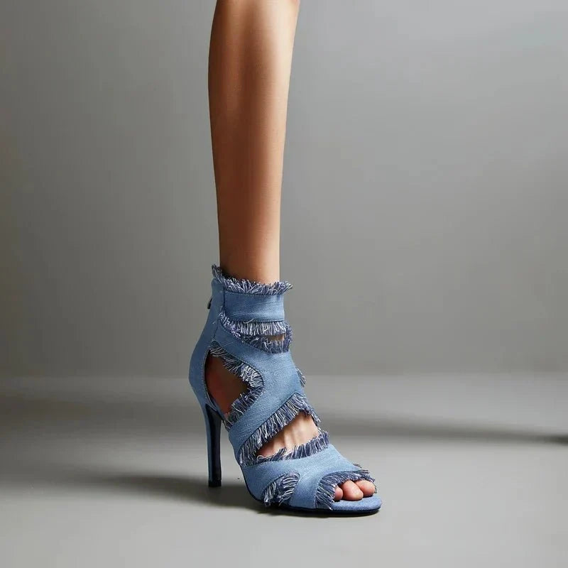 Denim Heels - By Qivii