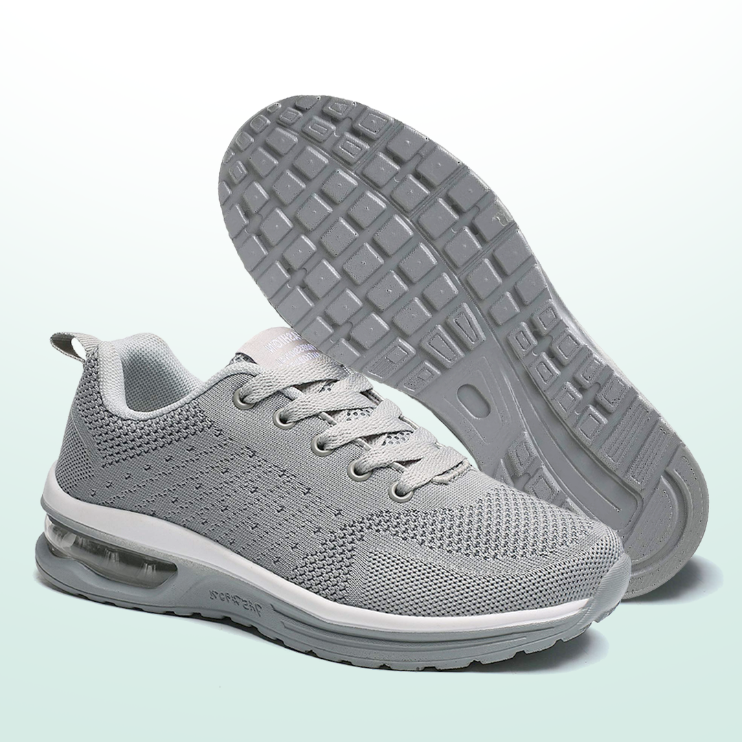 SanoWalk Orthopädische Schuhe - Alles Grau - By Qivii