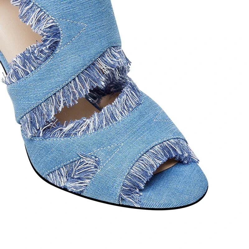 Denim Heels - By Qivii