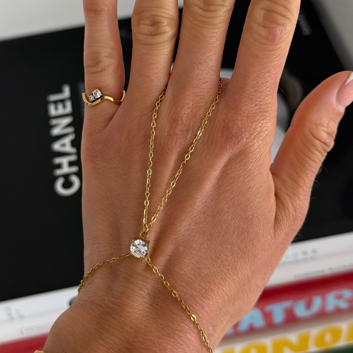 She's A Gem Hand Chain | By Qivii