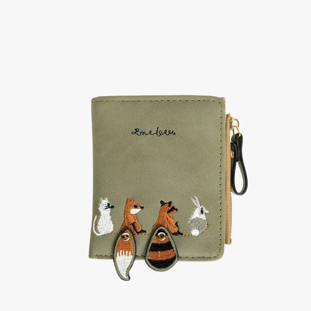 Renah | Embroidered Wallet - By Qivii