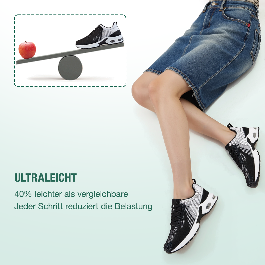 WalkMora Orthopädische Schuhe - Weiß Schwarz - By Qivii