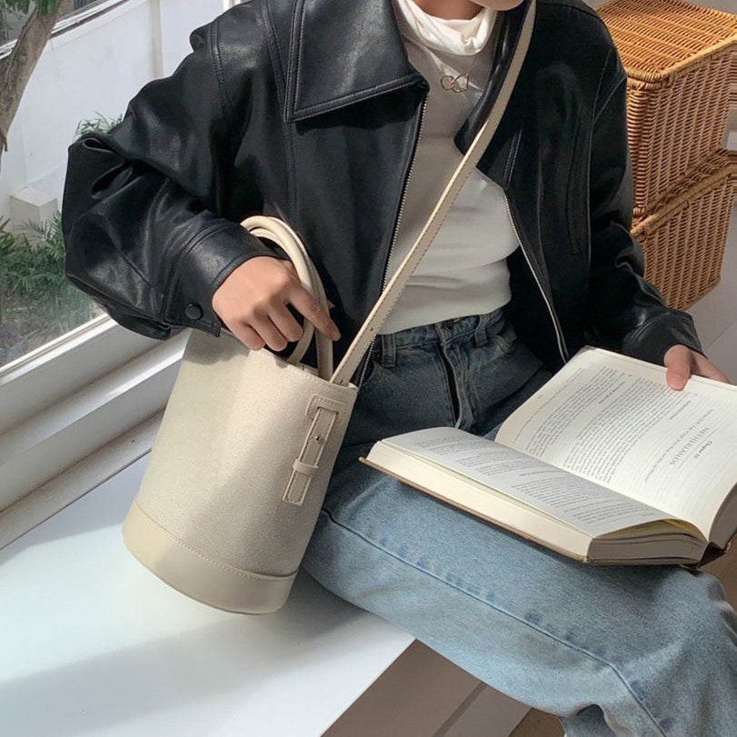 Serah | Crossbody Bucket Bag - By Qivii