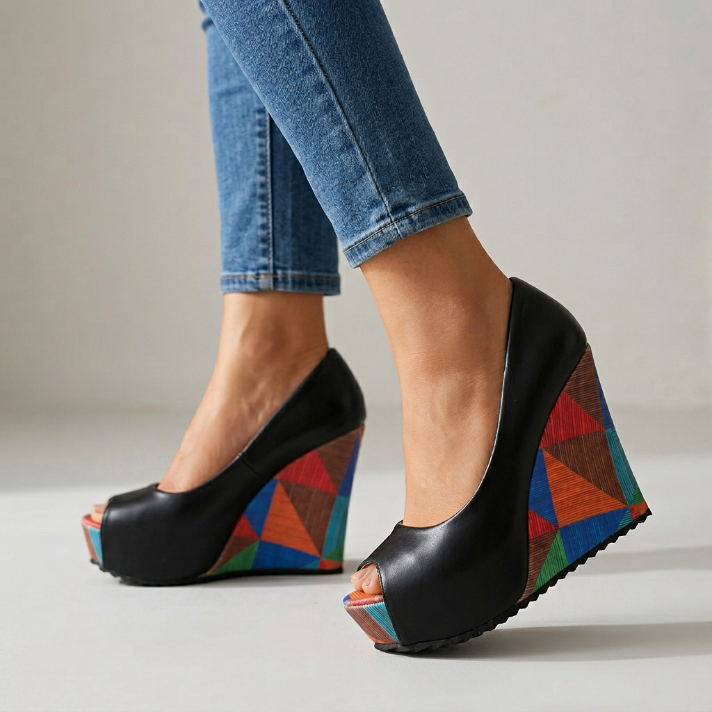 Layla Wedge Sandals - By Qivii