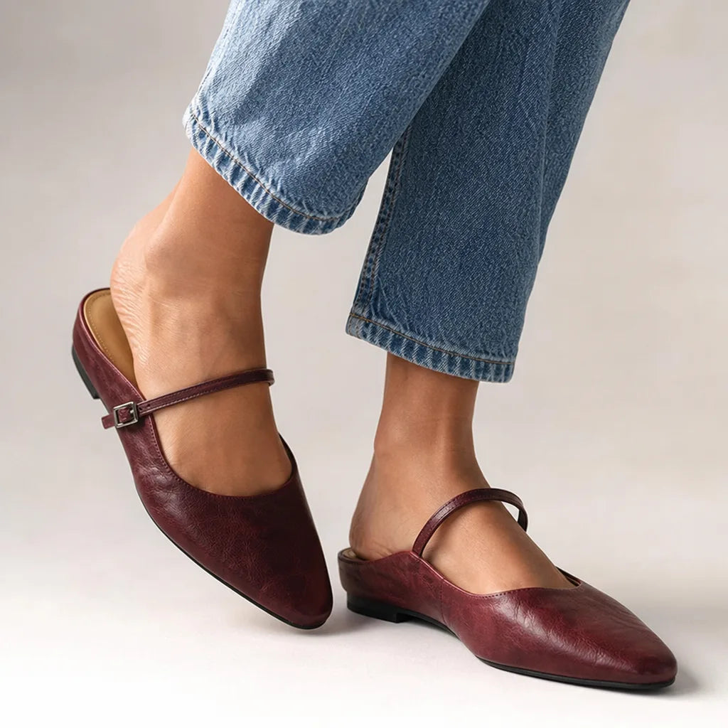 Amaya Mule Sandals - By Qivii