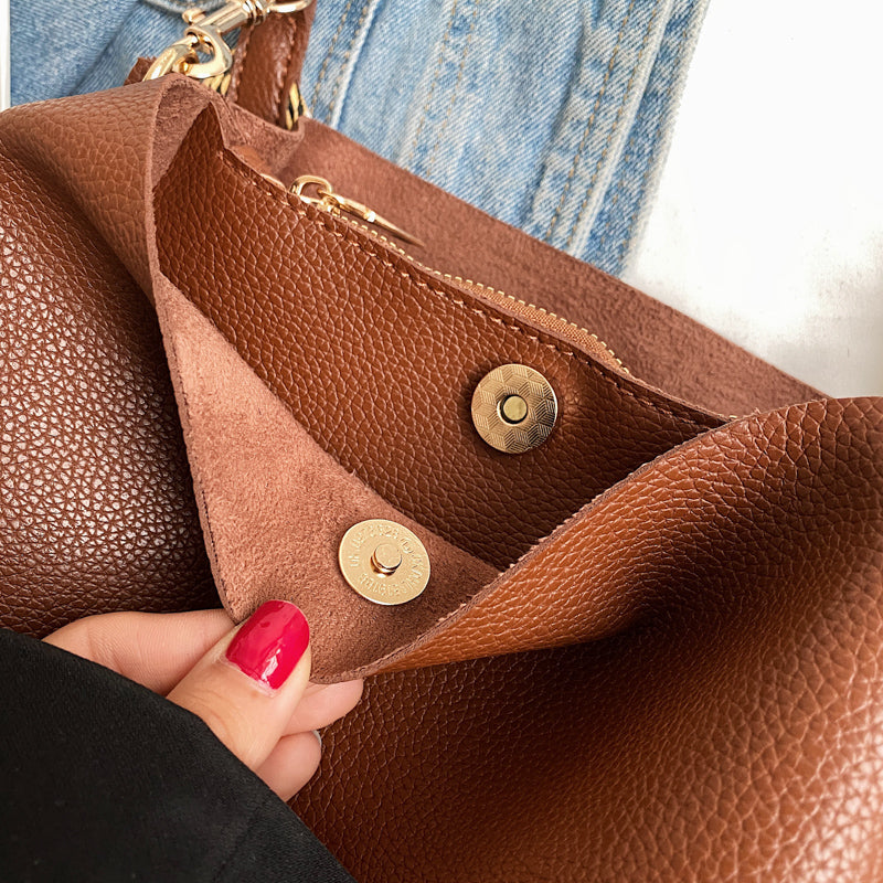Montelise | Crossbody Bucket Bag - By Qivii