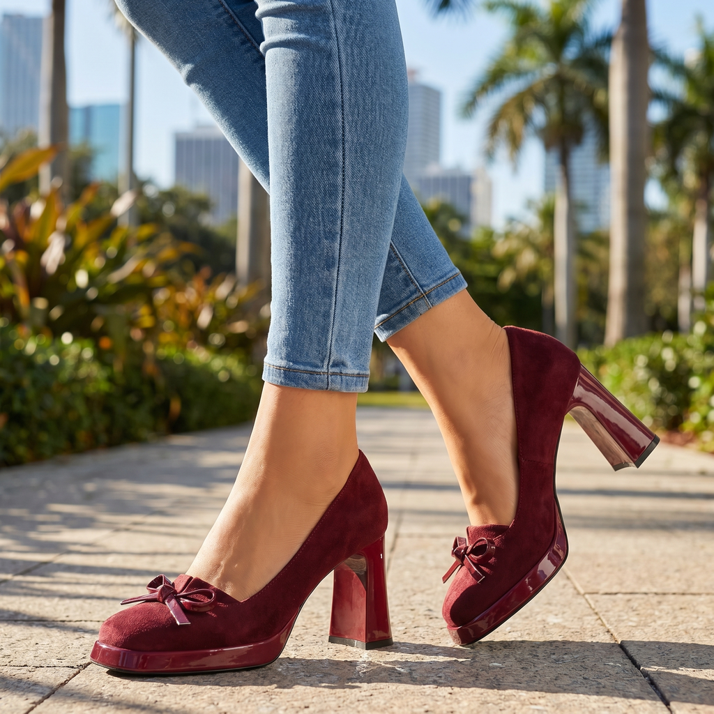 Davina Suede Platforms - By Qivii