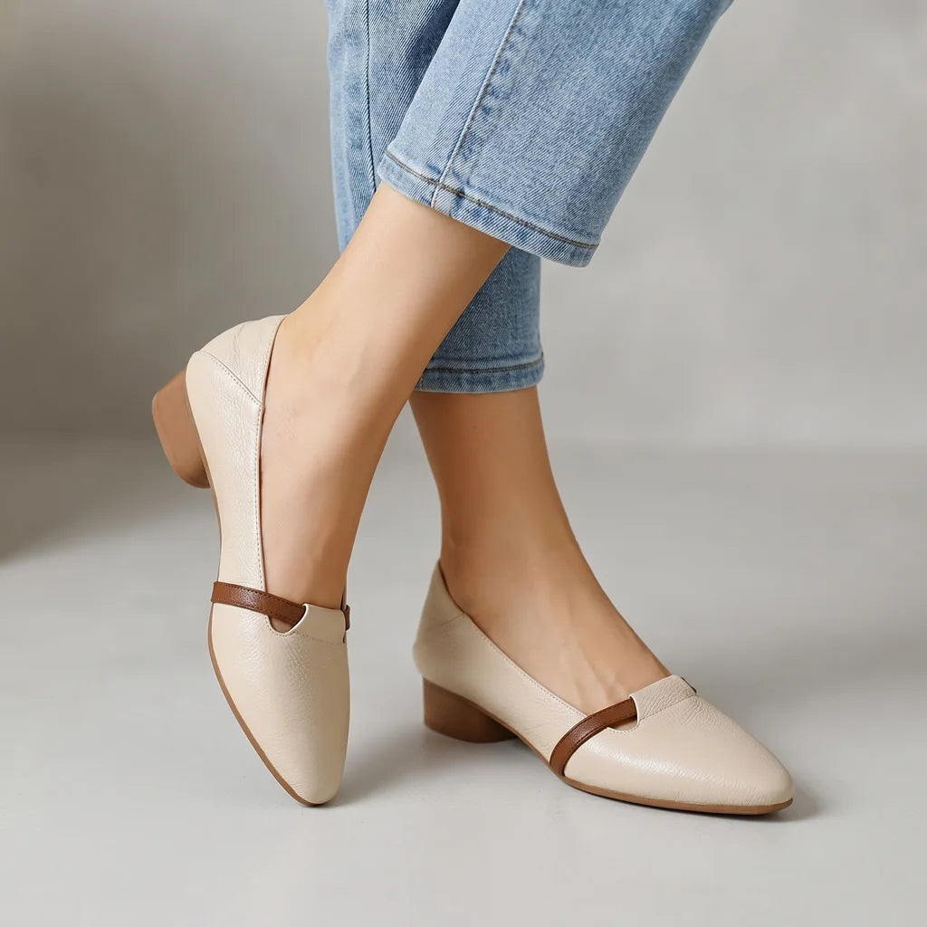 Carys Pointed Mary Janes - By Qivii