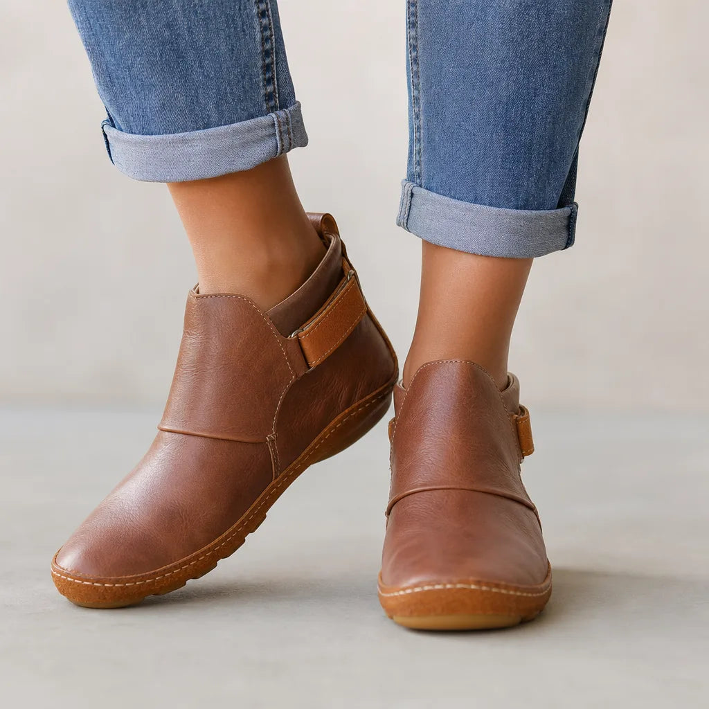 Cleo | Womens Fall Orthopedic Ankle Booties - By Qivii