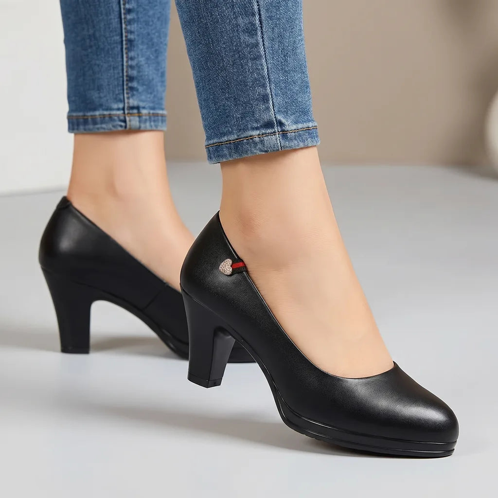 Courtney Work Pumps - By Qivii
