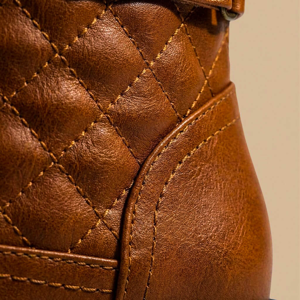 Amara Leather Ankle Boots - By Qivii