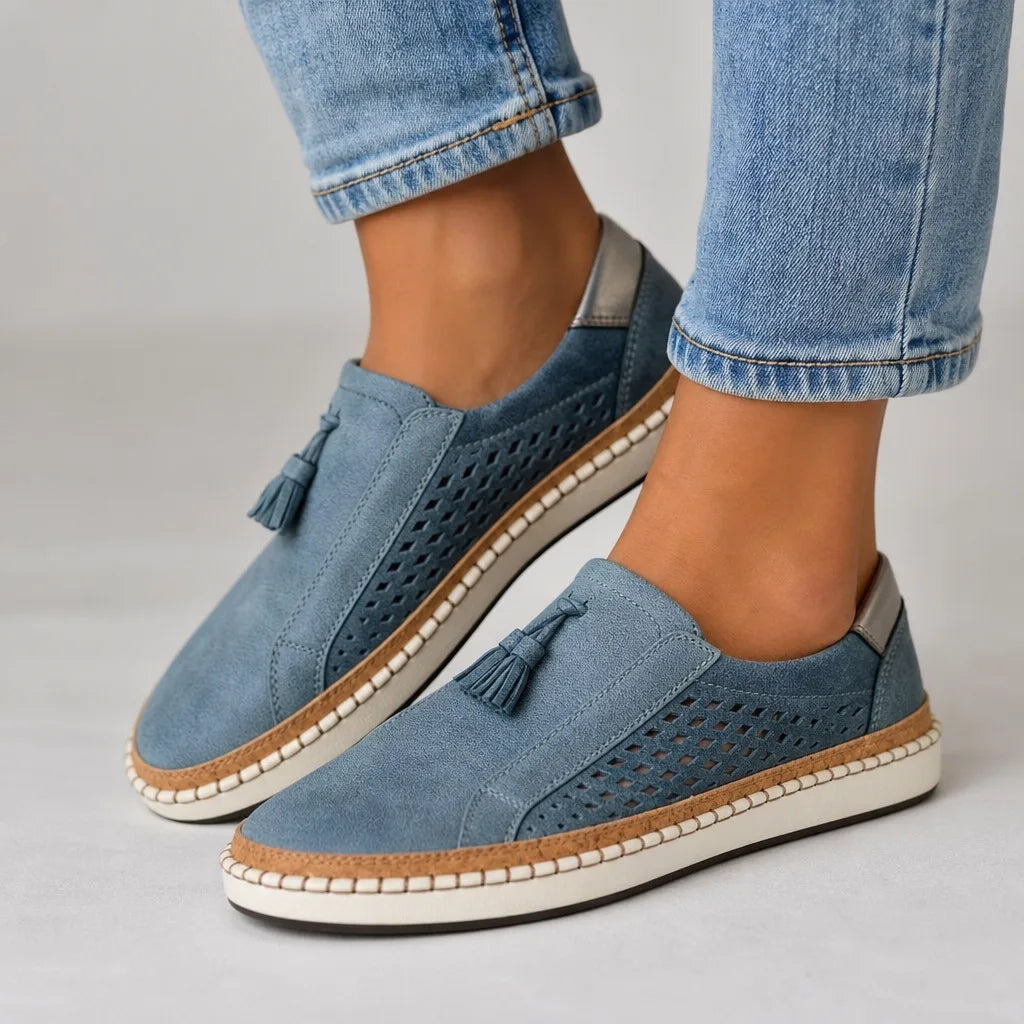 Delphine Tassel Slip-On Loafers - By Qivii