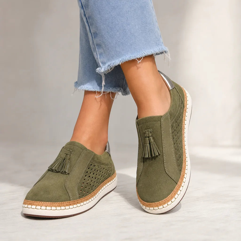 Delphine Tassel Slip-On Loafers - By Qivii